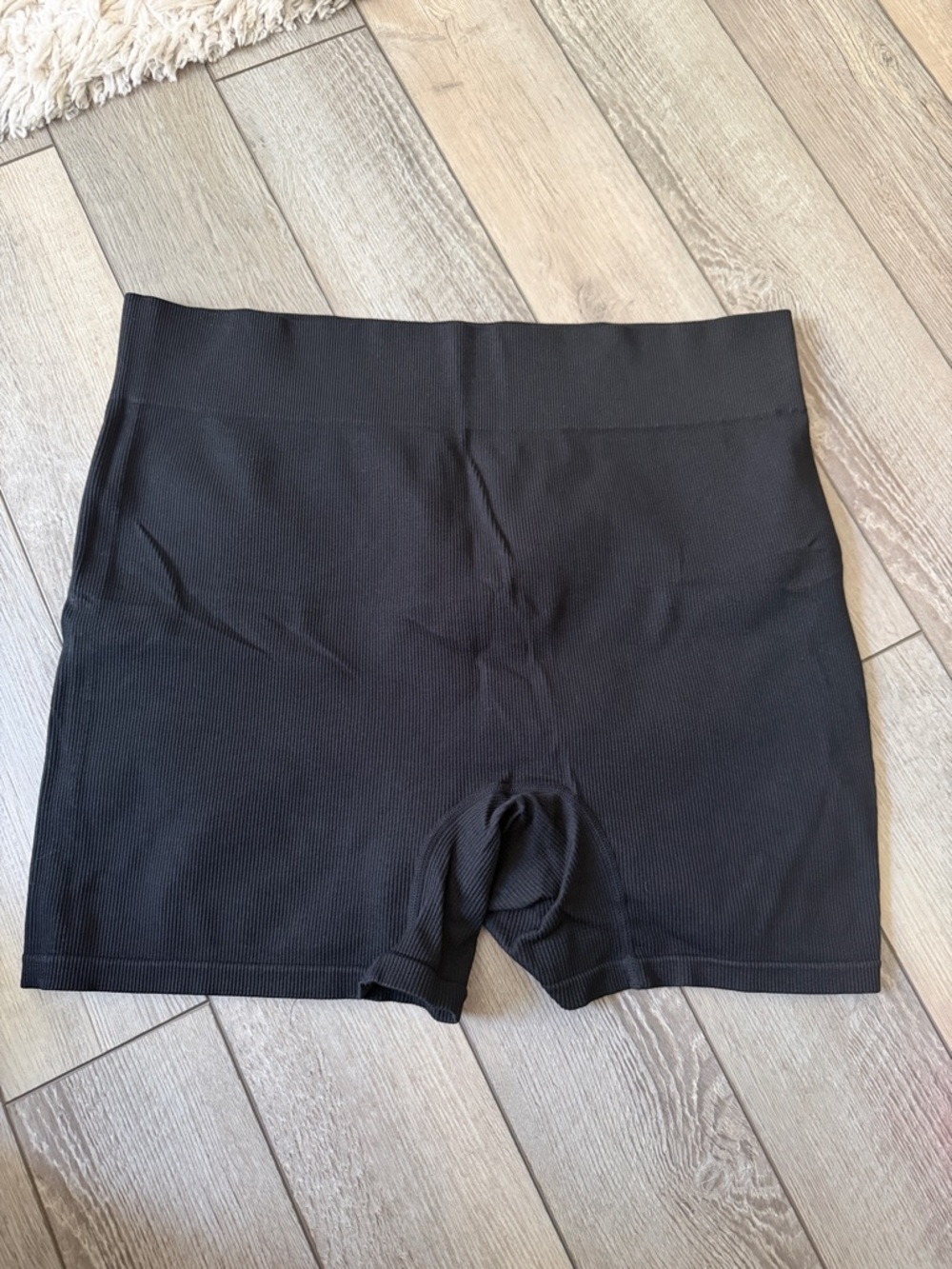 Seamless Black Women’s High-Waist Bike Shorts